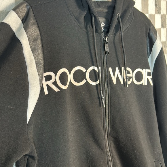 Rocawear hoodie jacket pro league zip black big L - Picture 2 of 6